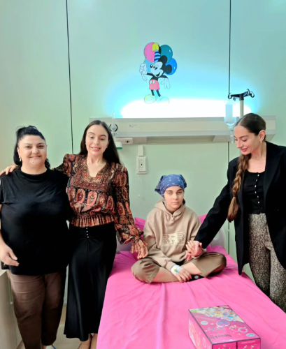 Leyla və Arzu Əliyevalar Onkologiya Mərkəzində -FOTOLAR