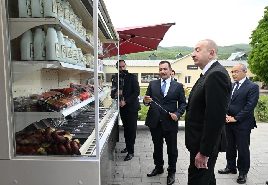 Prezident Xocalıda daha bir kompleksin açılışını etdi -YENİLƏNİB