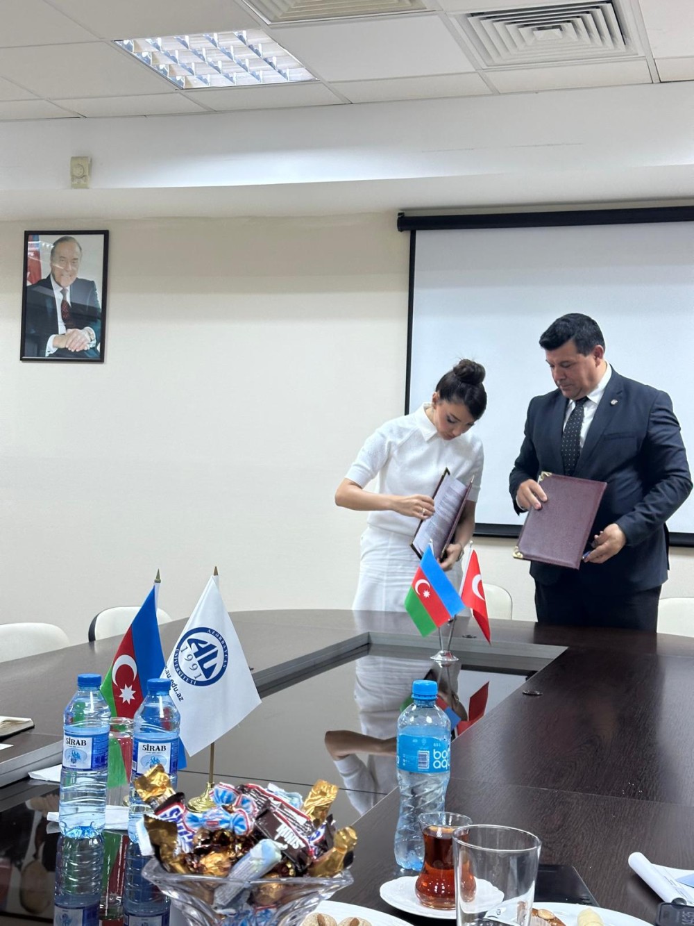 Türkiyə və ŞKTC-dən olan nümayəndə heyətləri Bakıda görüşlər keçirib