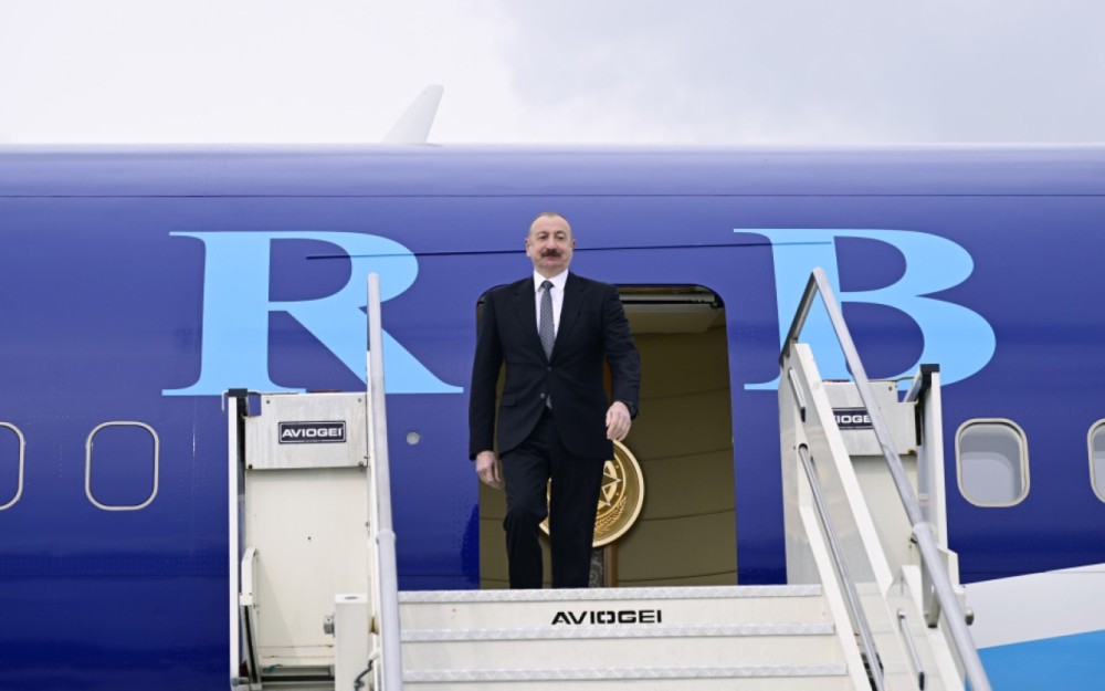 İlham Əliyev Albaniyaya getdi+ FOTOLAR