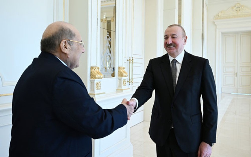 Prezident Misir Senatının sədrini qəbul etdi -FOTOLAR (YENİLƏNİB)