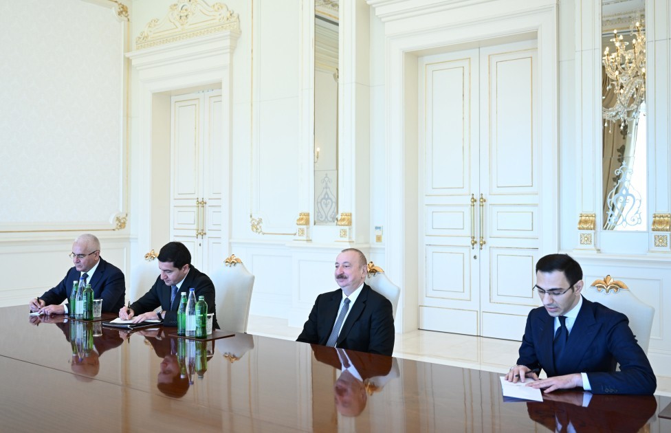 Prezident Misir Senatının sədrini qəbul etdi -FOTOLAR (YENİLƏNİB)