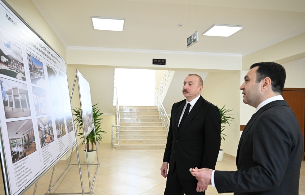 Prezident “Talıstan” liseyinin açılışında- FOTOLAR