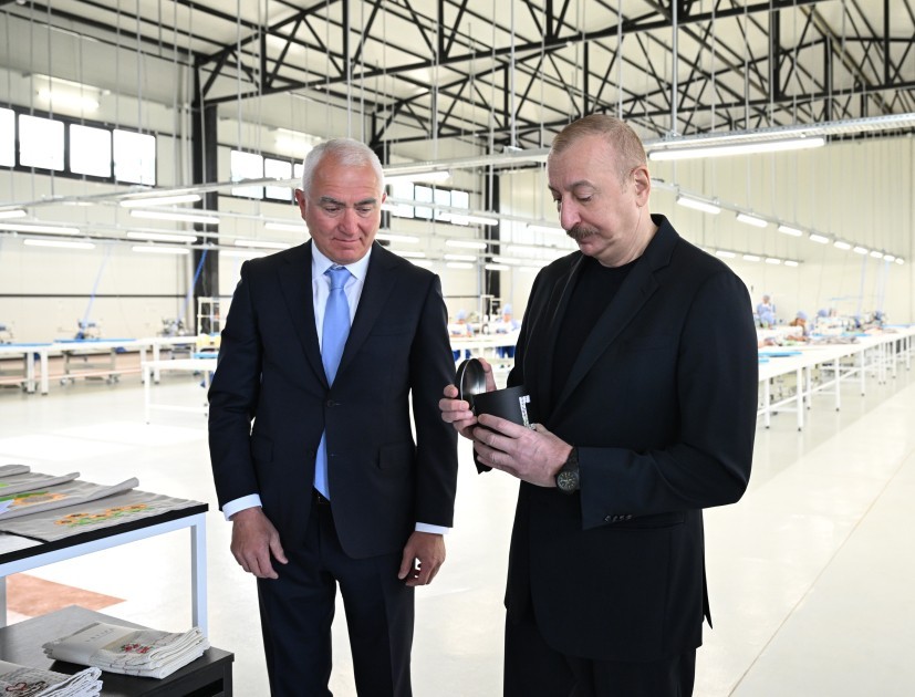 İlham Əliyev Laçında iki fabrikin açılışını etdi -FOTOLAR + Yenilənib