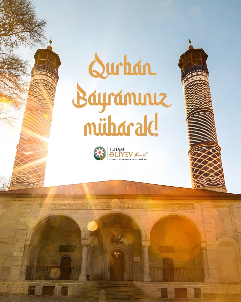 İlham Əliyev Qurban bayramı ilə bağlı paylaşım etdi - FOTO