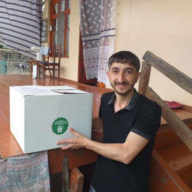 Leyla Əliyevanın təşəbbüsü ilə Yevlaxda ailələrə qurban payları çatdırıldı -FOTOLAR