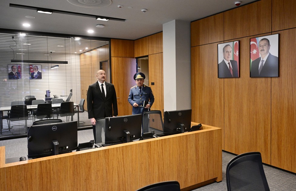 İlham Əliyev Gömrük Komitəsinin yeni binasının açılışını etdi - FOTOLAR