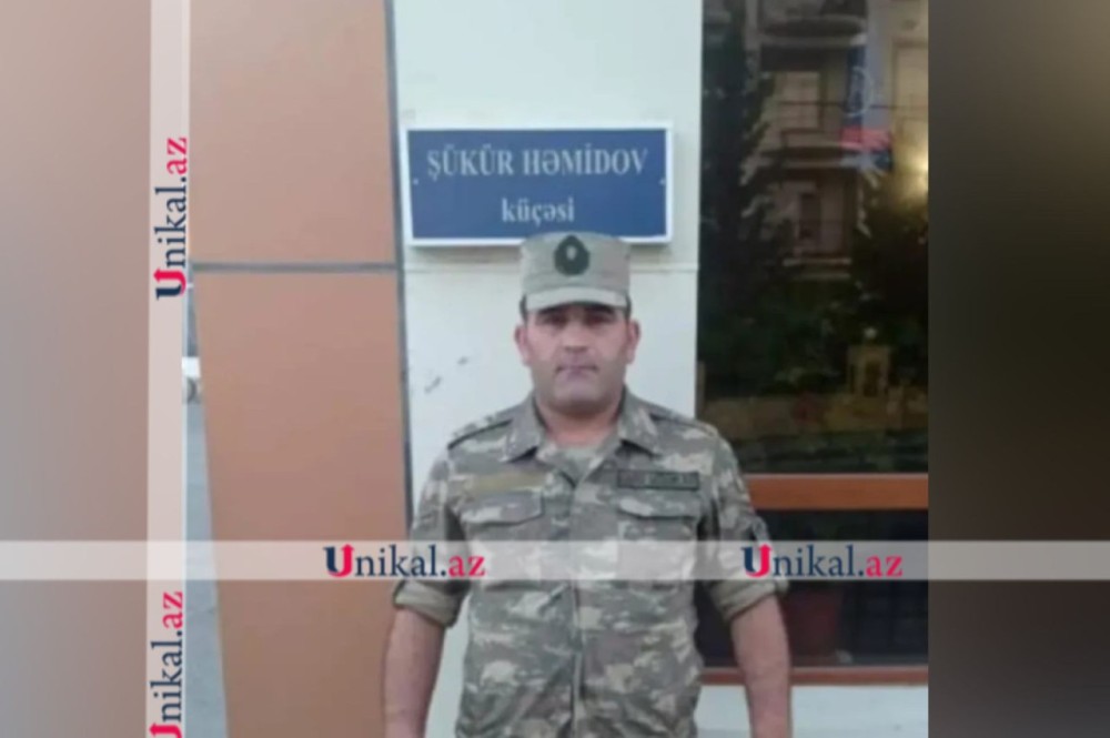 Ehtiyatda olan hərbçimiz vəfat etdi - FOTO