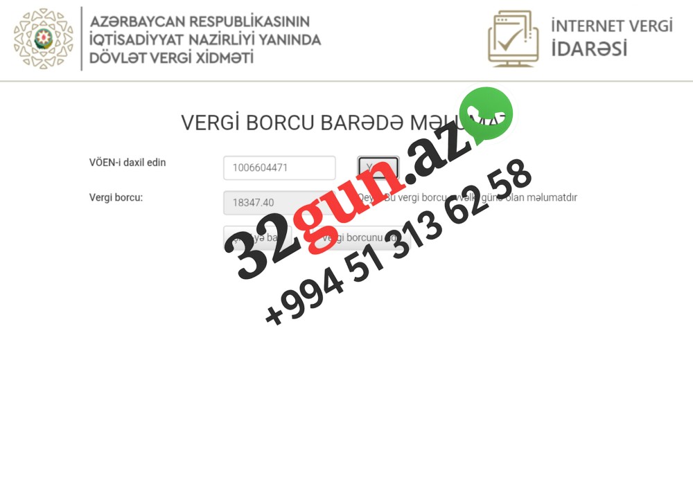 “PREMIUM LOGISTICS” MMC-nin vergi borcu yaranıb- FOTO