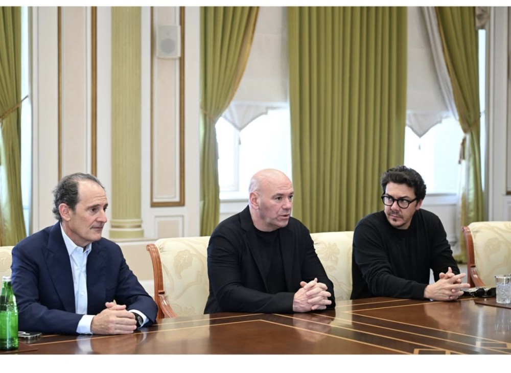 Prezident İlham Əliyev UFC-nin prezidentini qəbul etdi