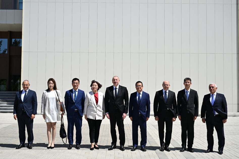 İlham Əliyev Çen Qianqla görüşdü -FOTOLAR