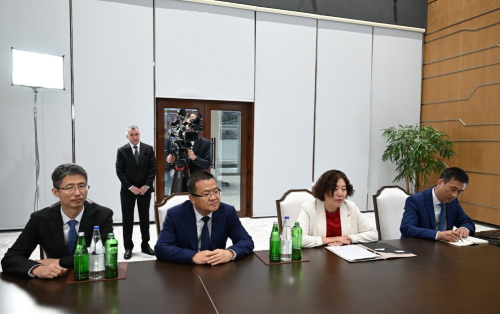 İlham Əliyev Çen Qianqla görüşdü -FOTOLAR