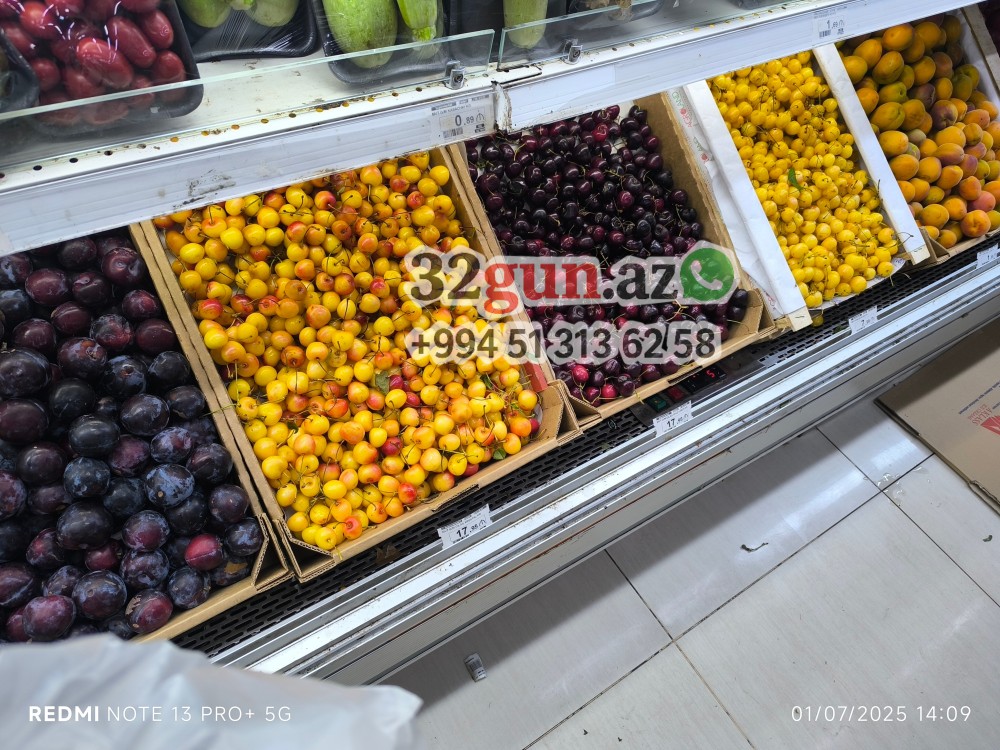 "Grandmart” marketlər şəbəkəsindəgilasın qiyməti "cib yandırır" / FOTO