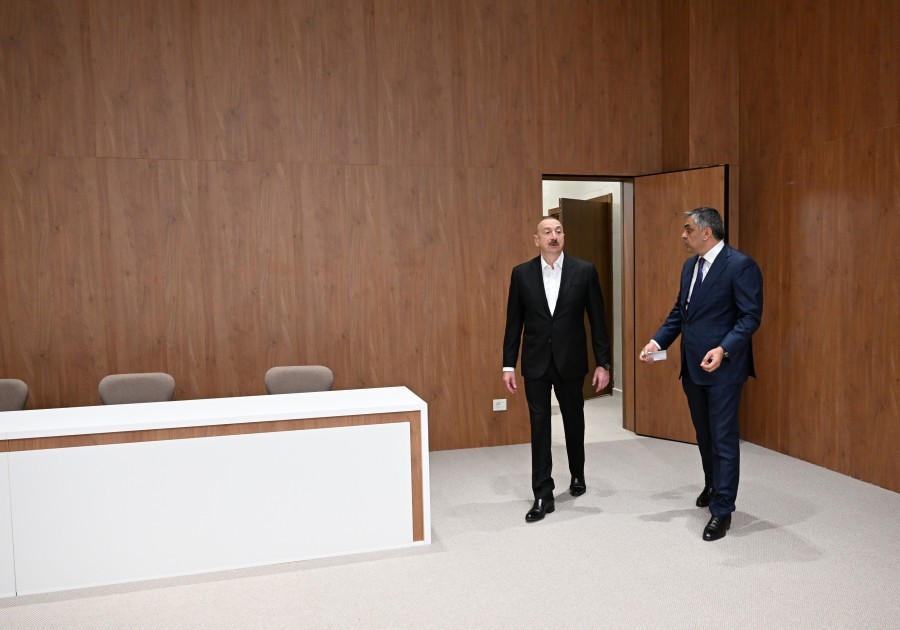 Prezident Xankəndi Konqres Mərkəzinin açılışında -FOTOLAR