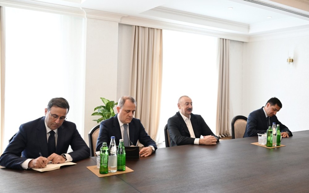 Prezident Xankəndidə qəbul keçirdi -FOTOLAR