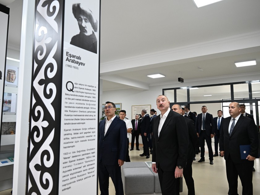 Prezidentlər Ağdamın Xıdırlı kəndinin 1-ci mərhələsinin açılışında -FOTOLAR