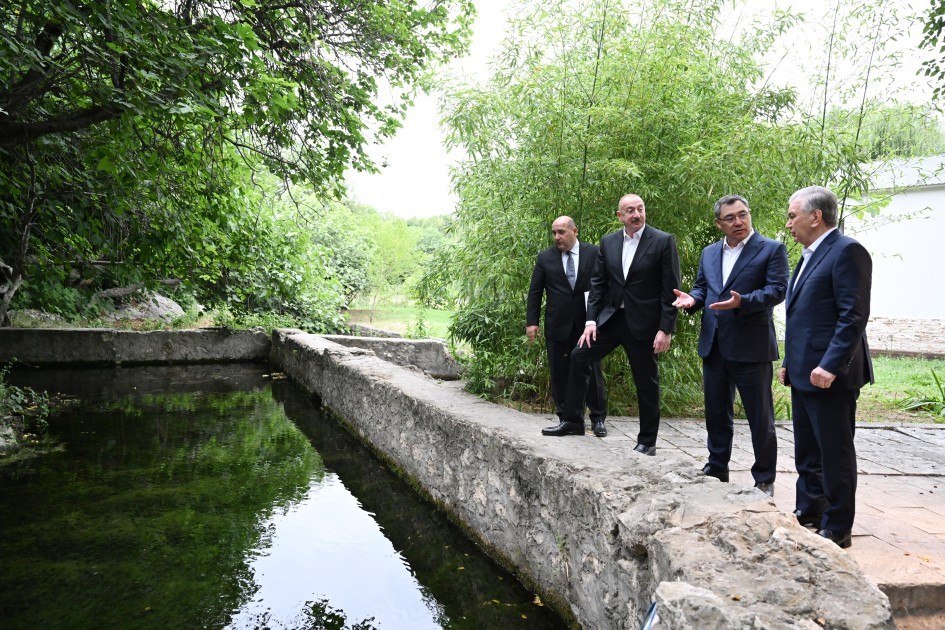 Üç ölkənin lideri Şahbulaqda -FOTOLAR