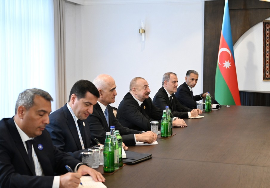 Prezident Xankəndidə Pakistanın Baş naziri ilə görüşdü -FOTOLAR