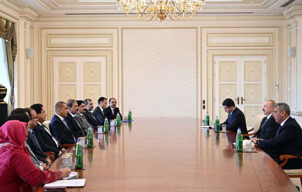 İlham Əliyev qəbul keçirdi -FOTOLAR