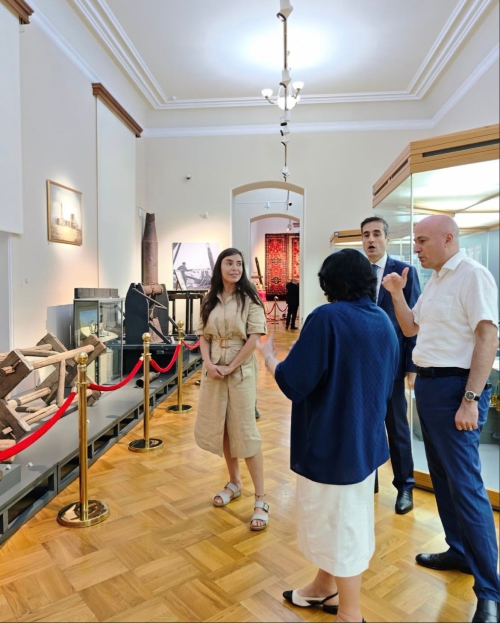 Leyla Əliyeva muzeydə -FOTOLAR