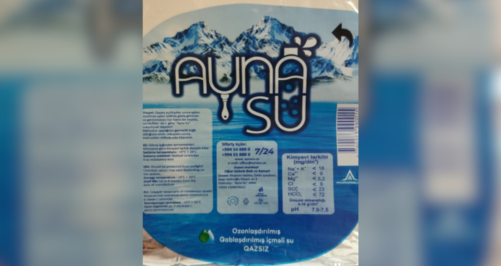 “Ayna Su” MMC suyu bu şəraitdə istehsal edirmiş- FOTO