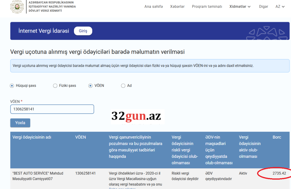 Dövlət Sosial Müdafiə Fondu 140 min manata avtomobil təmir etdirəcək / Şirkətin vergi borcu var