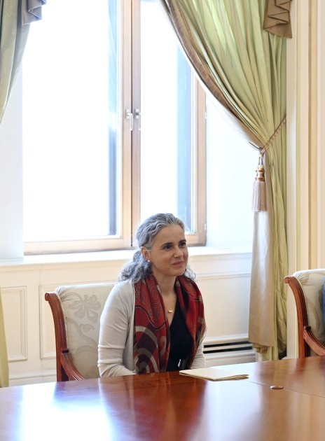 Prezident Maqdalena Qrononu qəbul edib -FOTOLAR