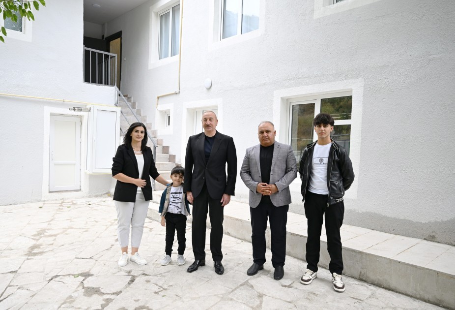 İlham Əliyev Şuşakənd kəndində oldu -FOTOLAR