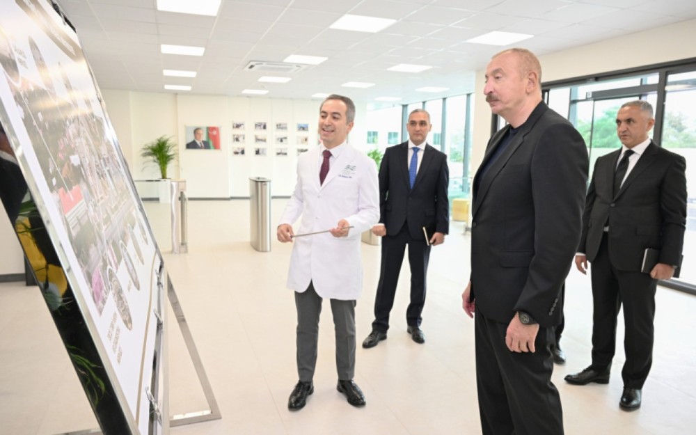 Prezident Xankəndində açılışlar etdi +FOTOLAR