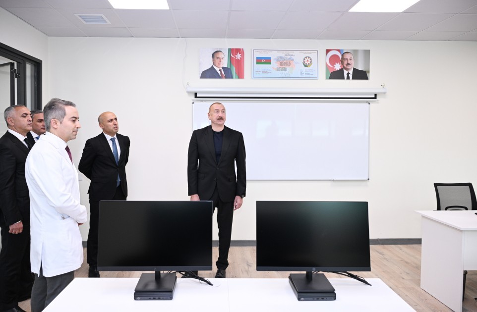 Prezident Xankəndində açılışlar etdi +FOTOLAR