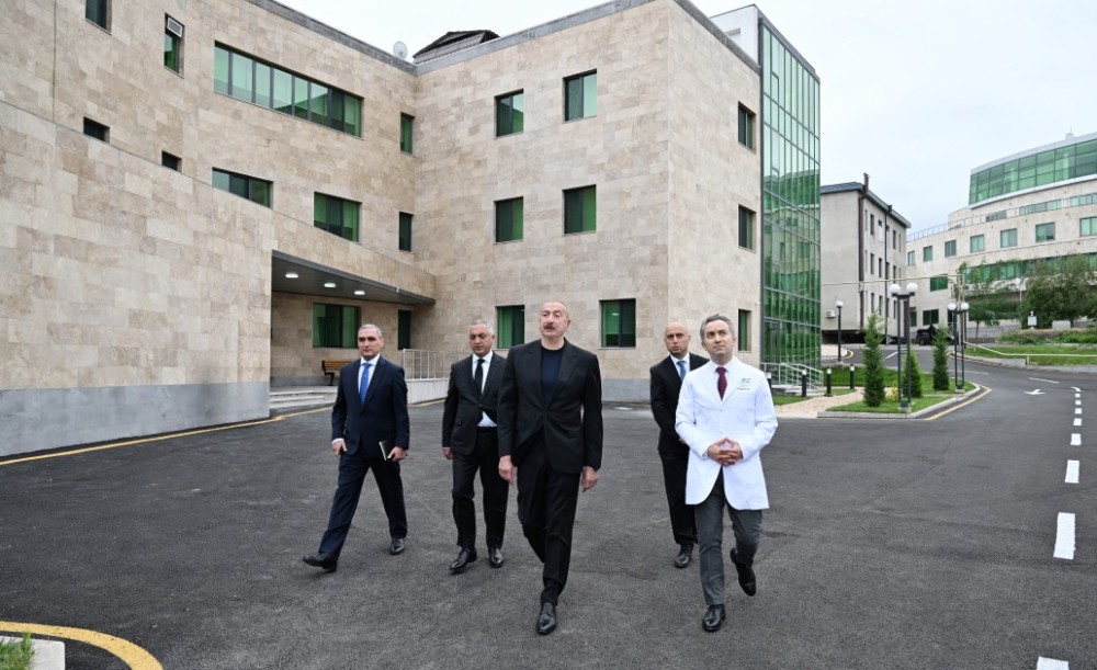 Prezident Xankəndində açılışlar etdi +FOTOLAR