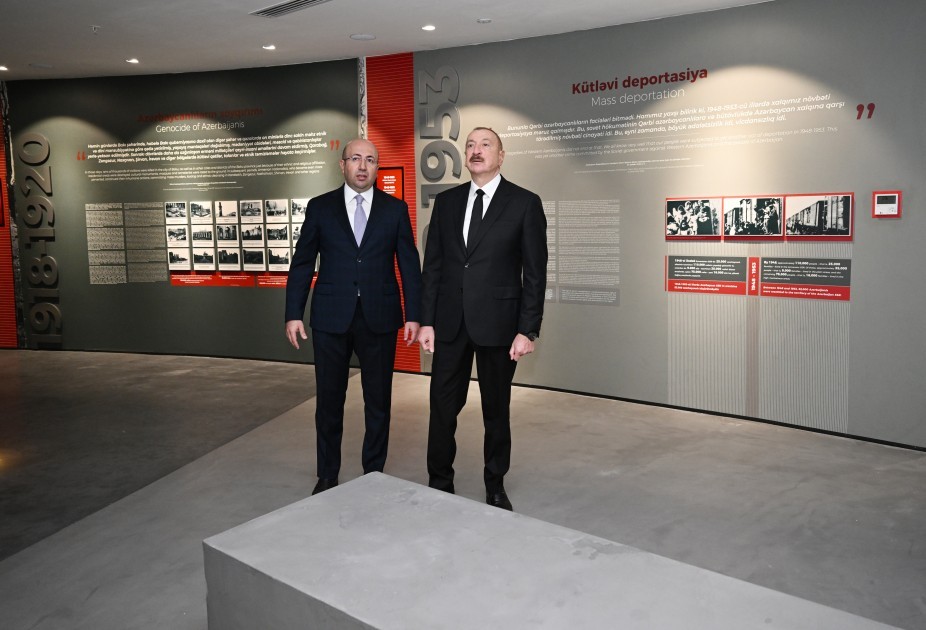 Prezident Gəncə Memorial Kompleksinin açılışını edib /YENİLƏNİB (FOTO)
