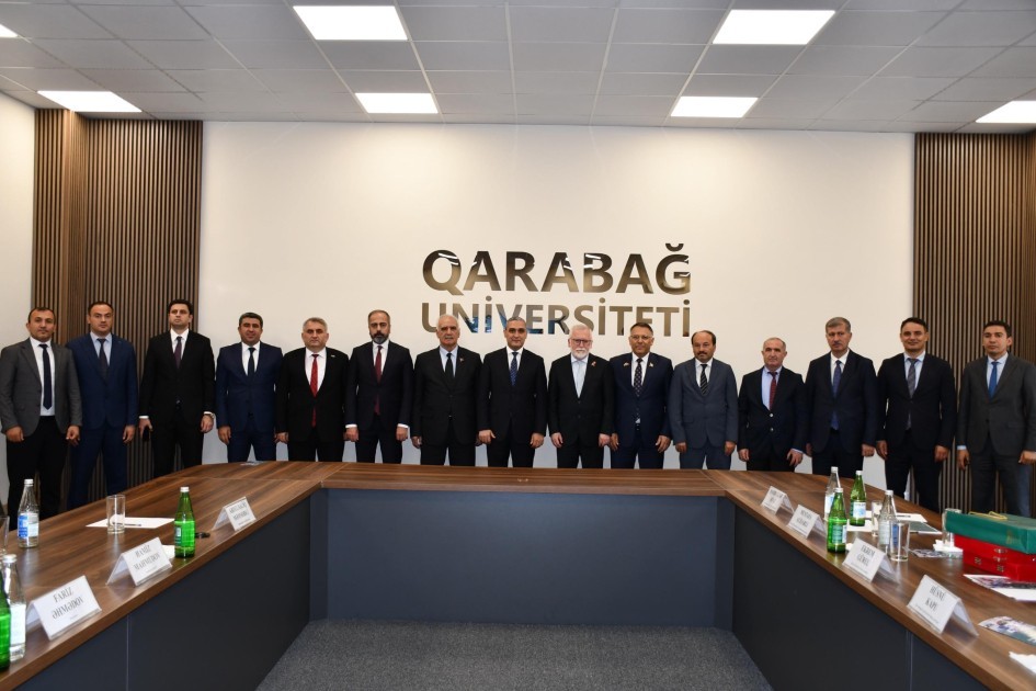Türkiyəli rektorlar Qarabağ Universitetində olublar -FOTOLAR