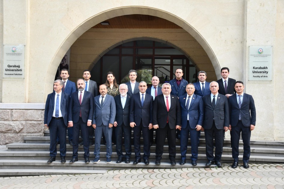 Türkiyəli rektorlar Qarabağ Universitetində olublar -FOTOLAR
