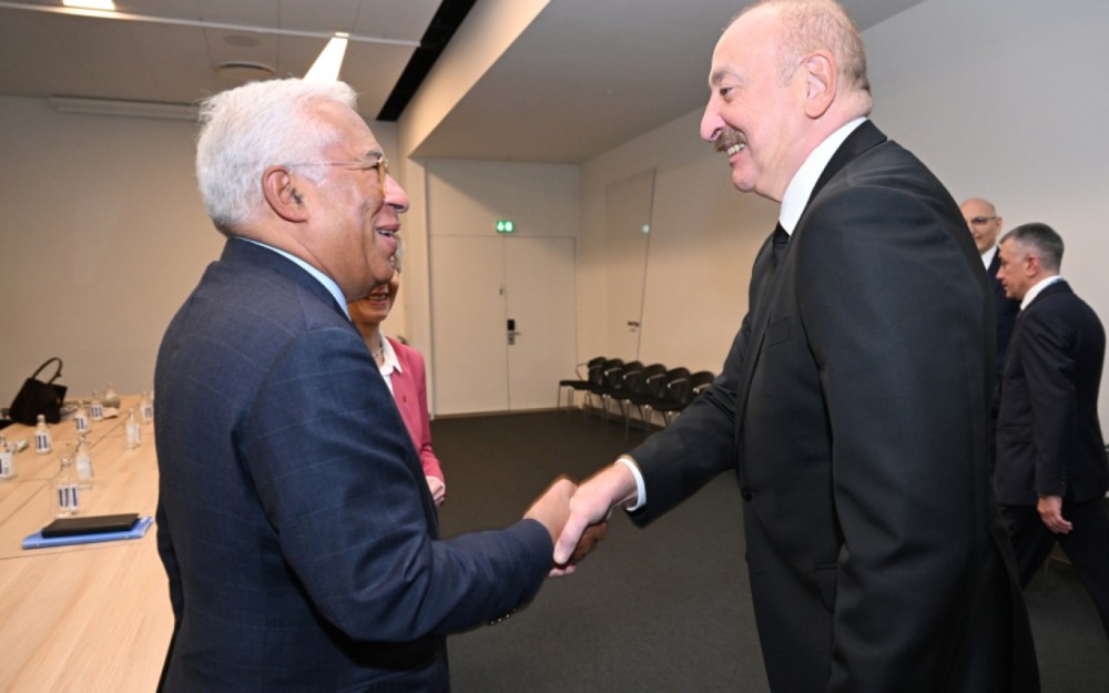 Prezident Kopenhagendə Aİ liderləri ilə görüşdü /FOTOLAR