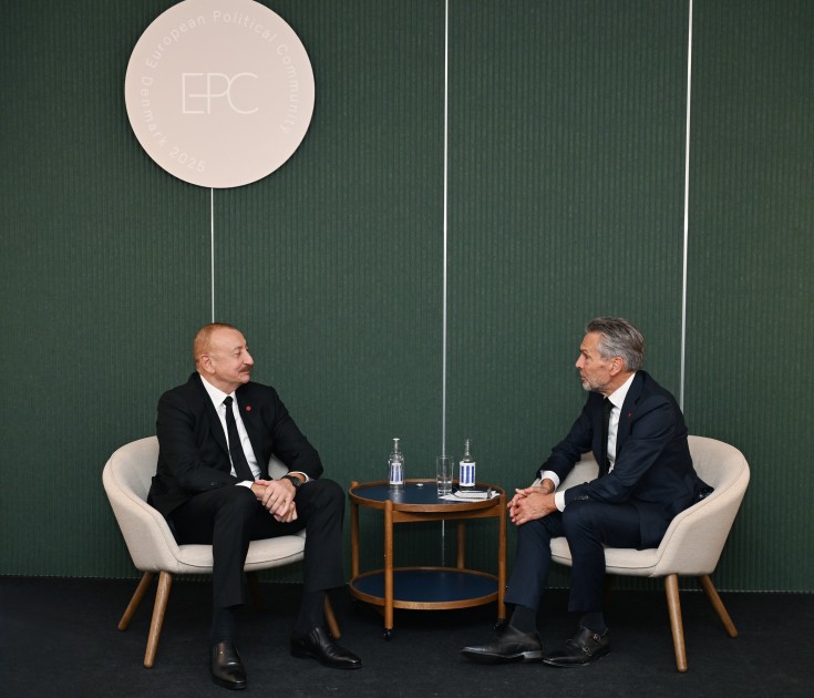 Azərbaycan Prezidenti İlham Əliyev Kopenhagendə Niderlandın Baş naziri ilə görüşüb