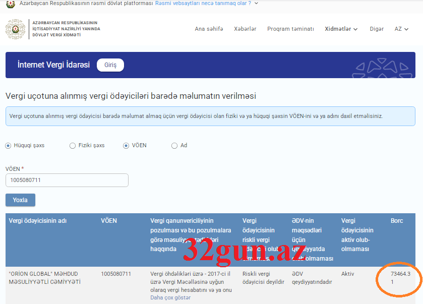 Səlim Müslümovun oğlunun təsis etdiyi şirkətin böyük miqdarda borcuüzə çıxdı + FOTO