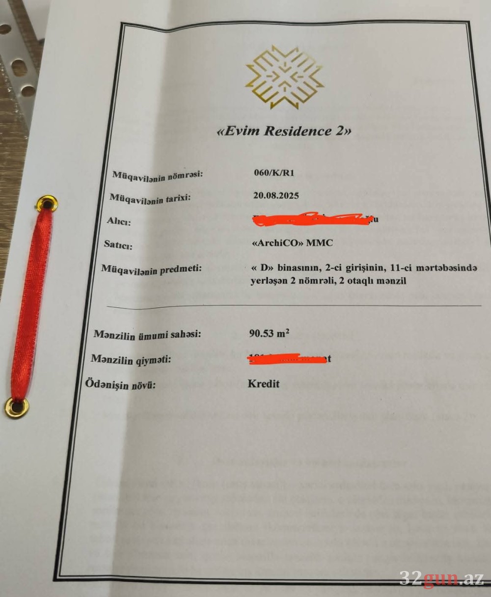 “ArchiCO Engineering Company” müştərini aldatmaqda ittiham olunur – Evim Residence ilə bağlı qalmaqal/FOTO