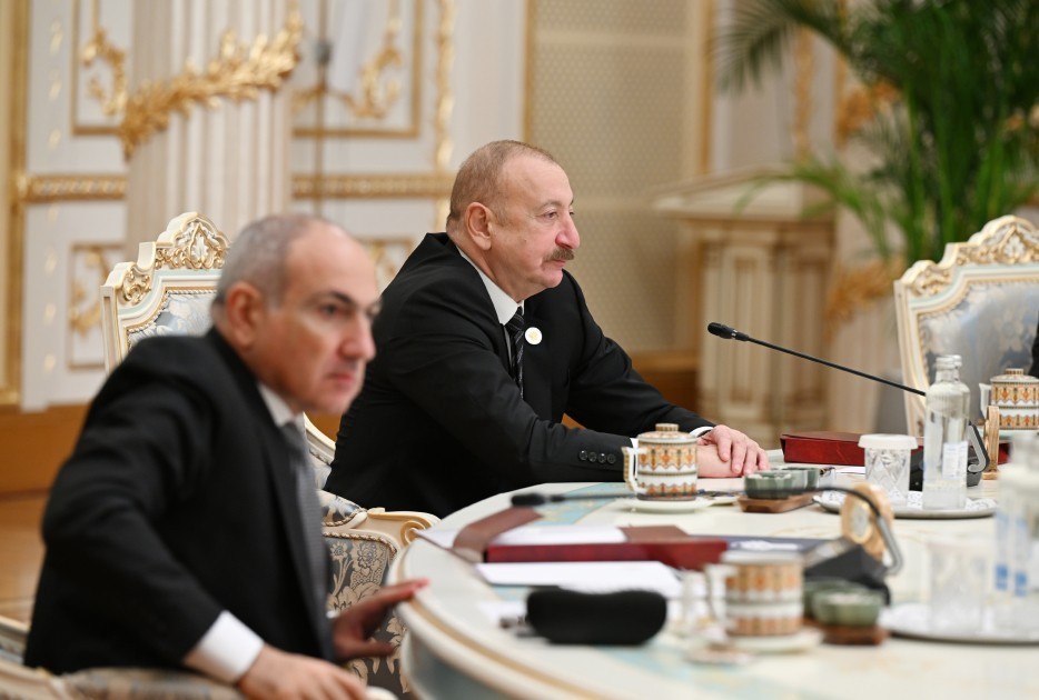 Prezident MDB liderlərinin iclasında çıxış etdi -Tam mətn (FOTOLAR/YENİLƏNİB)