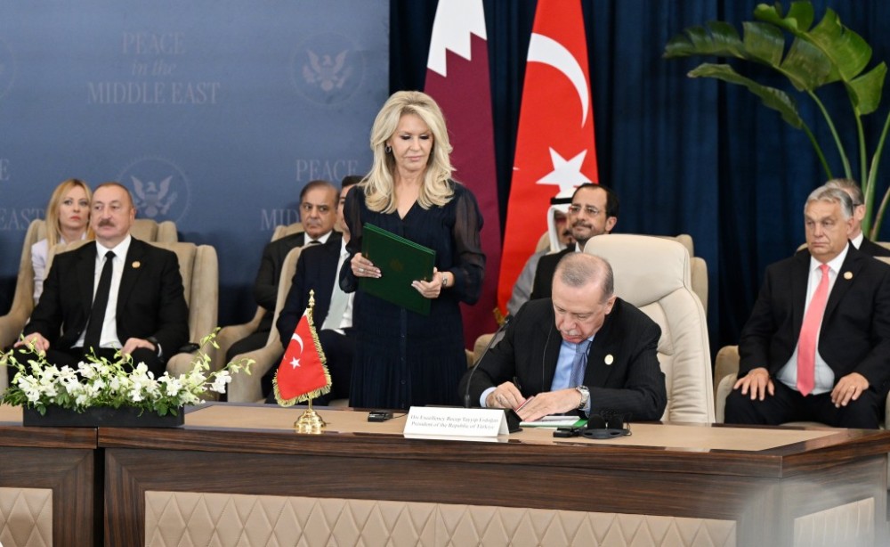 İlham Əliyev Yaxın Şərq Sülh Sammitində- YENİLƏNİB (FOTOLAR)