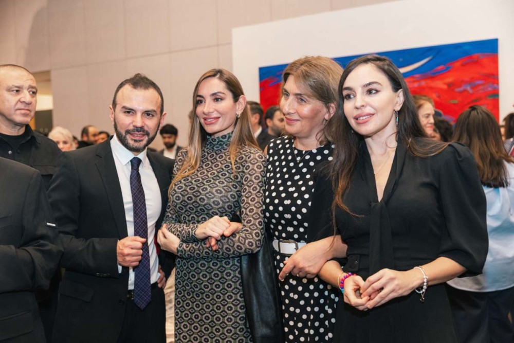 Leyla və Arzu Əliyevalar Berlində sərgidə iştirak etdi - FOTOLAR