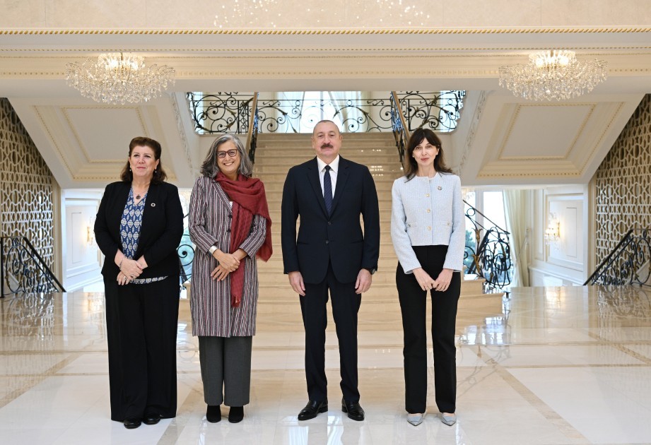 Prezident Anaklaudia Rossbaxı qəbul etdi -FOTOLAR