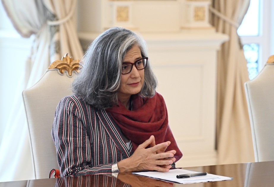 Prezident Anaklaudia Rossbaxı qəbul etdi -FOTOLAR