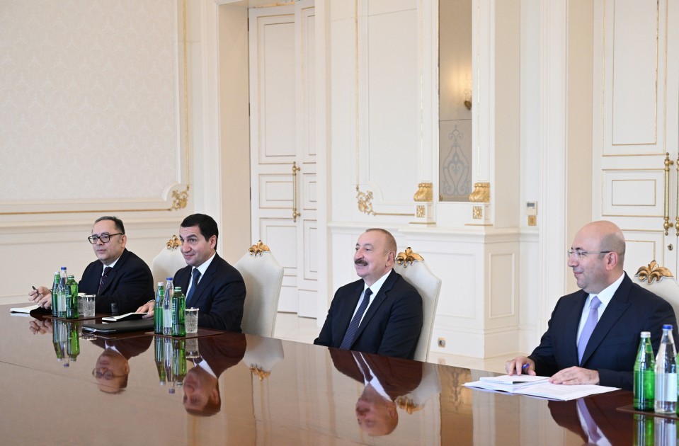 Prezident Anaklaudia Rossbaxı qəbul etdi -FOTOLAR