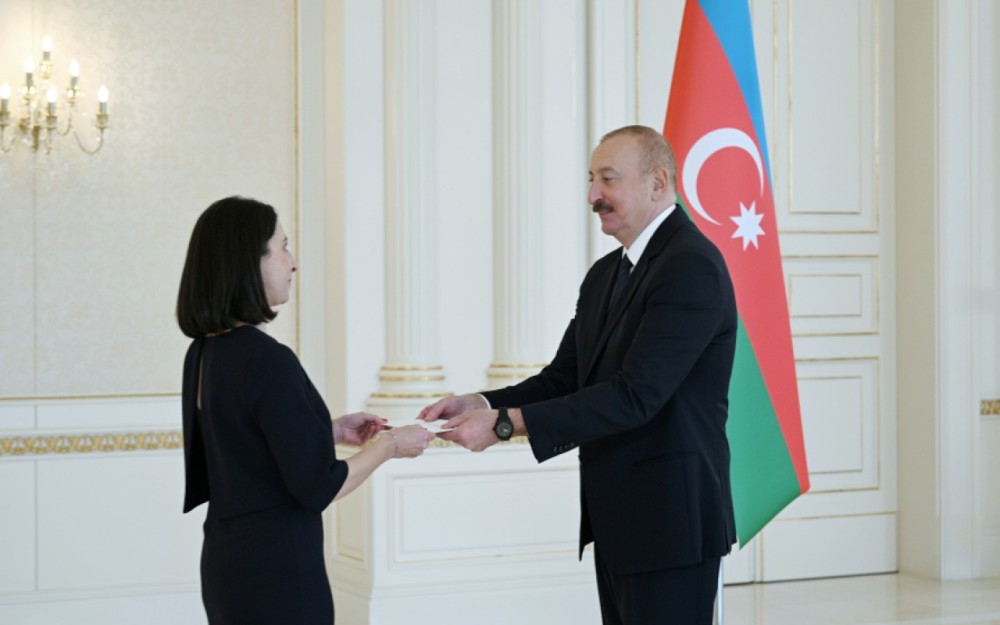 Prezident Sofi Laqutun etimadnaməsini qəbul etdi -FOTOLAR