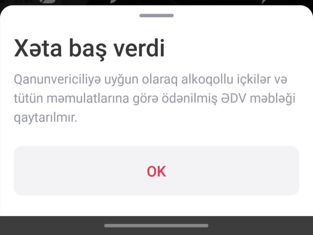 Alıcı “GoSport” mağazasından aldığı ayaqqabının ƏDV-si qaytarılmadığına görə narazıdır