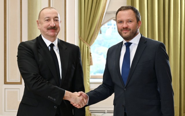 İlham Əliyev Marqus Tsahknanı qəbul etdi -FOTOLAR