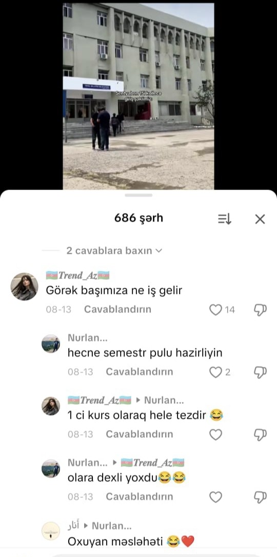 Qazax Dövlət Sosial-İqtisadi Kollecində milli dəyərlərə biganəlik və rüşvət narahatlıq doğurur+ ŞOK İDDİA (FOTO+VİDEO)