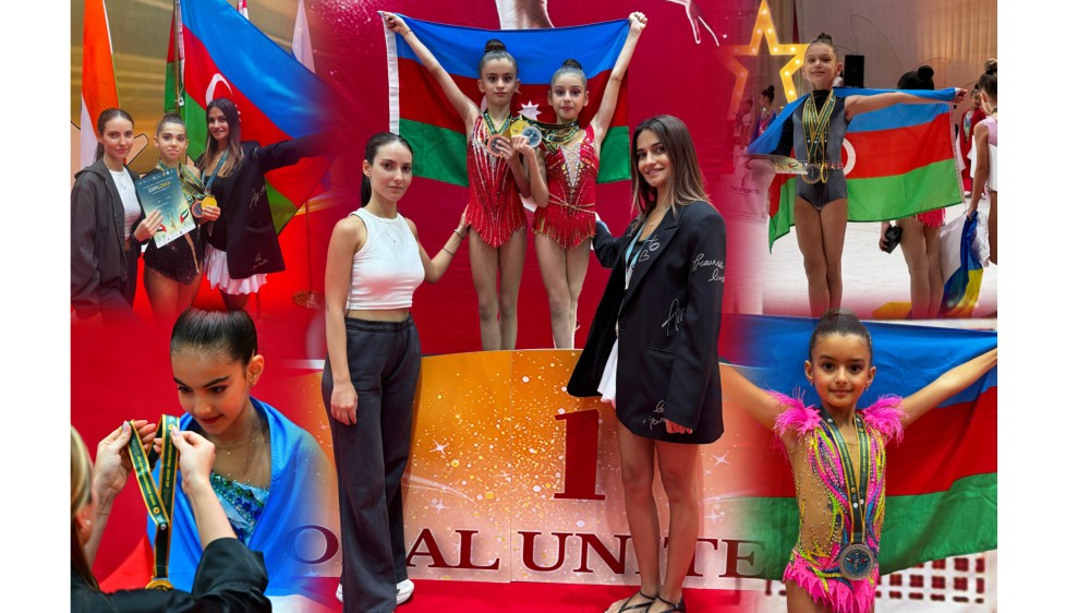 ProSport Gimnastika Klubunun yetirmələri Dubayda keçirilən beynəlxalq turnirdə uğur qazanıblar/ FOTOLAR