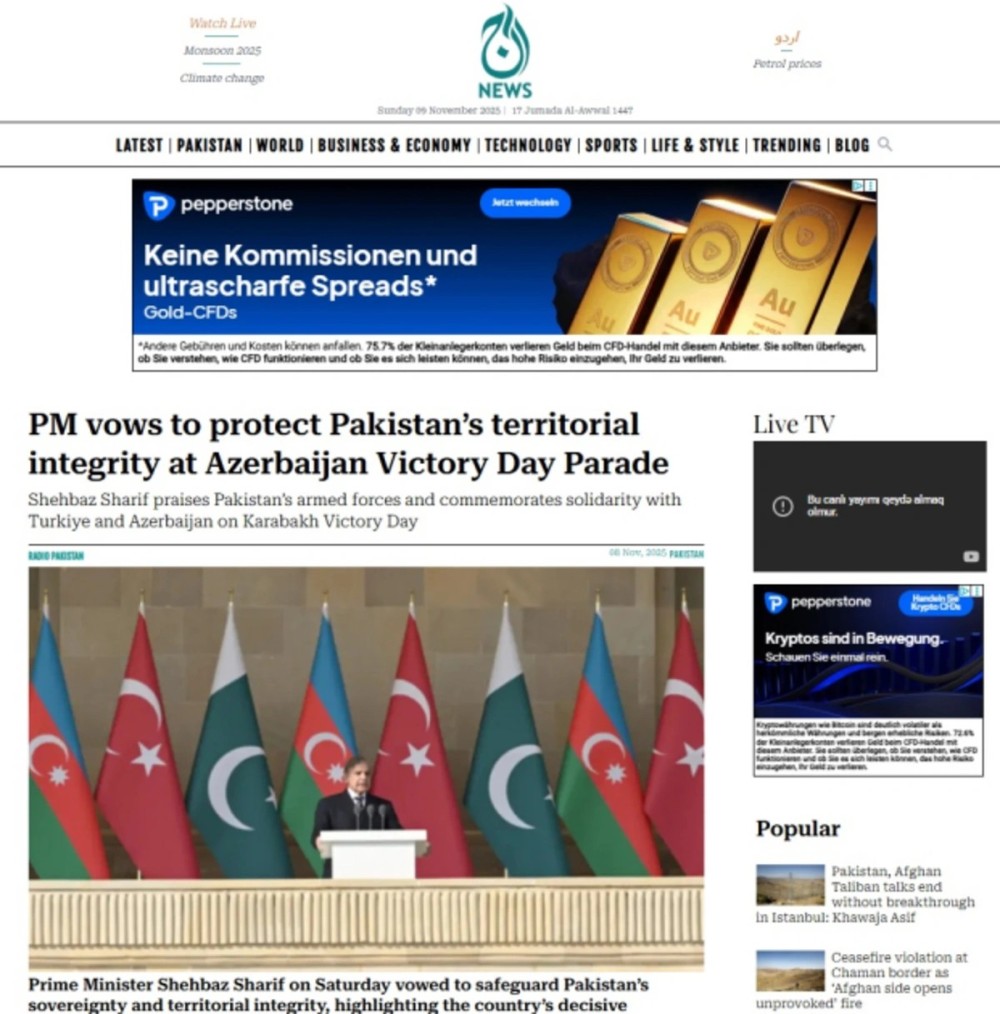 Bakıdakı Hərbi parad dünya mediasında -FOTOLAR